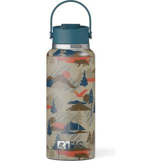 Rtic 32oz outback flaske isoleret rustfrit stål metal dobbelt væg vakuum-insulation keramisk foret lækagesikkert låg BPA-fri vandkolbe til vandre