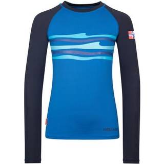 Trollkids Kid's Haukland Shirt Lycra Børn størrelse 140 farve blå