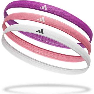 Adidas hårbånd 3-pak - lilla,rosa og hvid (På lager i varehus)