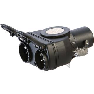 Traileradapter 24V 15-Polet Til 2x 7-Polet stik - ISO 12098 / ISO 1185 / ISO 3731