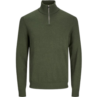 Jack & Jones Emil Knit Half Zip Kombu Green