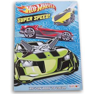 Hot Wheels g?r efter det Jumbo Color and Activity Book