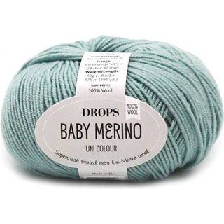 DROPS Baby Merino Garn - 43 Lys søgrøn