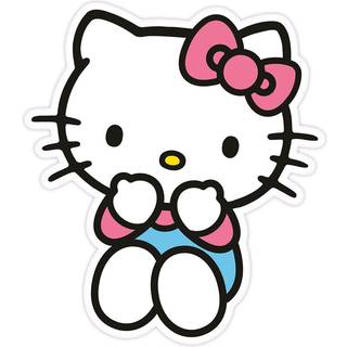 Sanrio Pillow Hello Kitty Blue Pants 36 cm