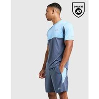 Under Armour Tech Hybrid T-Shirt, Blue - XXL