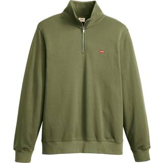 LEVI'S Fleece 1/2 Zip Sweatshirt, Green - XXL
