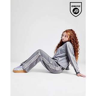 adidas Originals Girls' Firebird Wide Leg Track Pants Junior, Grå - 14-15Y