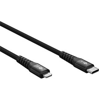 USB-C til Lightning kabel | sort (MFI) | 3,00 meter | PRIS-MATCH