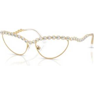 Swarovski Kvinde SK1030 4004 Optiske stel Metal Guld Transparent Cat Eye Normal