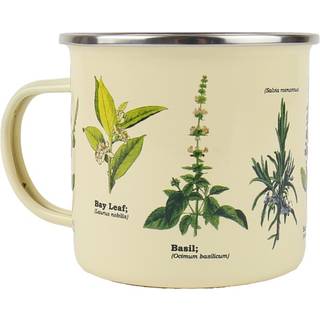 Gift Republic Emaljekrus 500 ml - Herbs