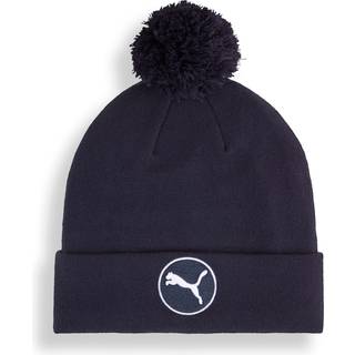 Men&#39;s Puma WRMLBL&#39;s Golf Removable Pom Beanie Hat, Blue, Accessories - Deep Navy - OSFA