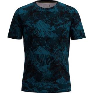 Smartwool Merino Tee Boxed Merino-shirt Herrer størrelse XL farve blå/sort