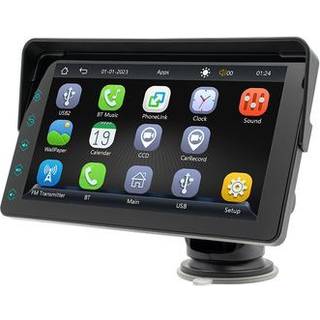 B5311 Trådløs CarPlay / Android Auto med bilholder, Bluetooth MP5-afspiller - 7