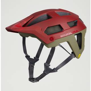 Endura Singletrack Mips Helm Cykelhjelm Herrer størrelse 55-59 cm - M-L farve rød