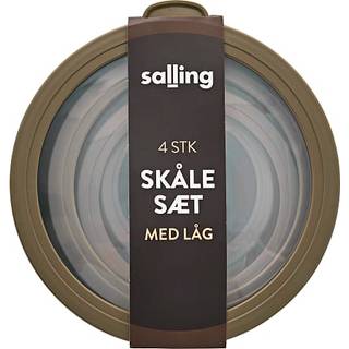 Salling skålesæt m/låg - lav (4 dele) (På lager i varehus)