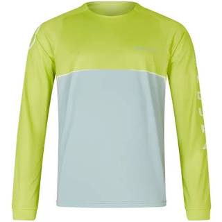 Endura Core Printed L/S Tee Cykeljersey Herrer størrelse XL farve grøn/grå