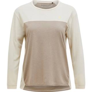 Peak Performance Women's Trail Wool Blend L/S Merino-shirt Damer størrelse M farve beige