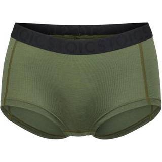 Stoic Women's Merino150 AlsenSt. Hipster Merino undertøj Damer størrelse XL farve olivengrøn