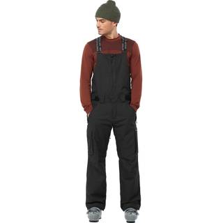 Salomon Men's Transfer Bib Pant Shitake/Deep Black, Shitake / Deep Black, S