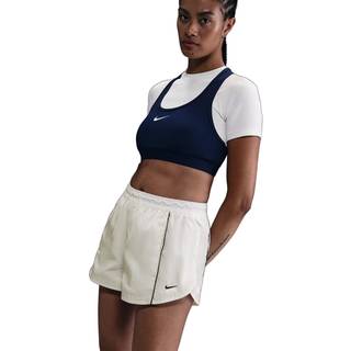 Vævede Nike Windrunner-shorts (5 cm) med mellemhøj talje til kvinder - hvid - L (EU 44-46)