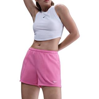 Nike Sportswear Chill Terry-shorts med mellemhøj talje (10 cm) i french terry til kvinder - Pink - XL (EU 48-50)