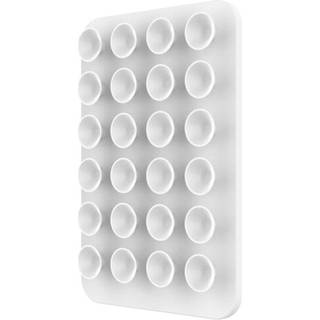 Fixed MagMate - Silikone Sugekop Mobilholder - MagSafe Kompatibel - Hvid