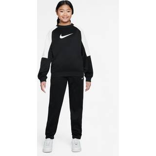 Nike Polyknit Crew Tracksuit Junior, Black - 8-10Y