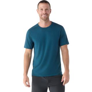 Smartwool Merino Tee Boxed Merino-shirt Herrer størrelse L farve blå