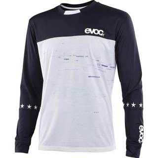 Evoc Long Sleeve Jersey 701829 Cykeljersey Herrer størrelse XL farve hvid/sort