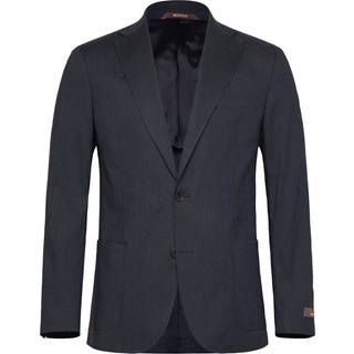 Morris Heritage Linen Suit Blazer Navy