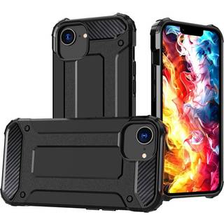 Ekstra beskyttende iPhone 16e Hybrid Armor cover - Sort