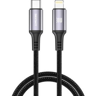 NEXTBATT USB-C til Lightning kabel 30W, 3A, 2m - Sort
