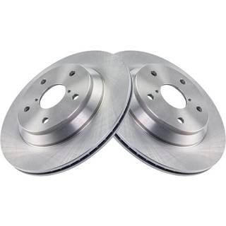 TRQ bageste bremseotorer Set udluftet kompatible med 2019-2024 Subaru Forester