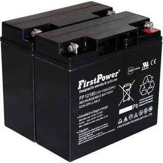 FirstPower Bly-Gel Batteri til UPS APC RBC7 12V 18Ah VdS