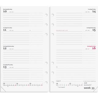 Mayland 2026 System PP Int. Ugekalender, refill