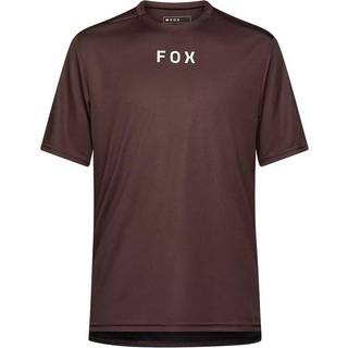 FOX Racing Ranger S/S Jersey Wordmark Cykeljersey Herrer størrelse XL farve brun