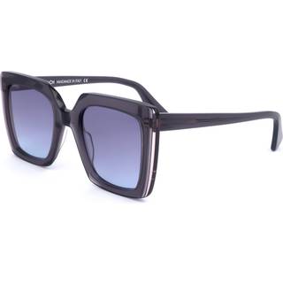 Silvian Heach Evelyn Sun 2031 51 Solbriller Kvinder Grå - Transparent Dark Grey Pink Laminate - 51mm