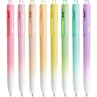 Mr. Pen- Retractable Gel Penne 8 Pack Black Ink Pastel Barrel Gel Penne Gel Penne Fine Point 0,5 mm Retractable Penne Cute Pens Gel Ink Pens ste