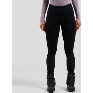 Odlo Women's Zeroweight Pro PW Windproof Tights Langrendsbukser Damer størrelse XS farve sort