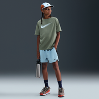 Vævede Nike Multi Tech Dri-FIT-shorts til større børn - blå - XS