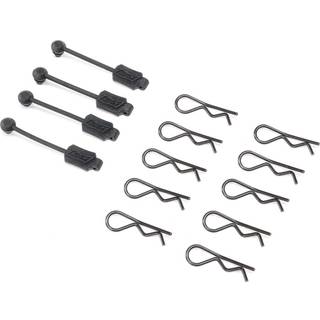 Losi - LOS266000 - Body Clip (10) & Leash (4): Promoto-MX