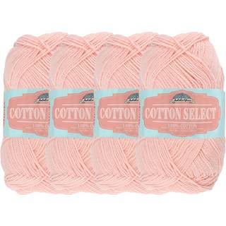 Jubileeyarn Cotton Select Yarn - Sport Weight - 50G/Skein - Peach - 4 Skeins