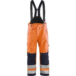 Blåkläder 1867 High Vis Skalbuks / High Vis Skalbuks - C60 - High Vis Orange/Marineblå