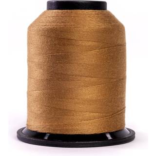 Finesse tråd solide farver | 100% polyester 3Ply 50WT | Trådkegler | 100% polyestertråd til quiltning og syning (karamel majs 1 100 yards)