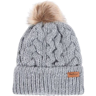 Barbour Women's Penshaw Cable Beanie Grey, OneSize