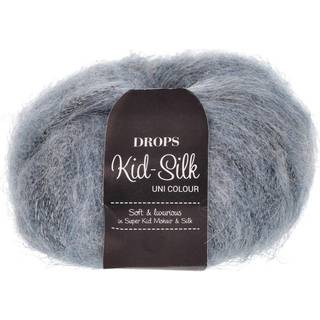 DROPS Kid-Silk Garn - 43 Blå vind