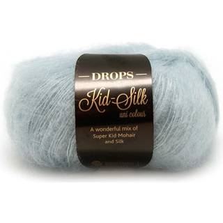 DROPS Kid-Silk Garn - 06 Blå tåge