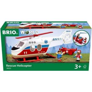 BRIO World redningshelikopter 36022 - helikopter med to figurer og båre