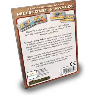 Terraforming Mars Milestones & Awards (Sv)