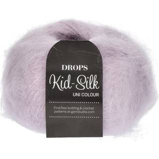 DROPS Kid-Silk Garn - 09 Lys lavendel